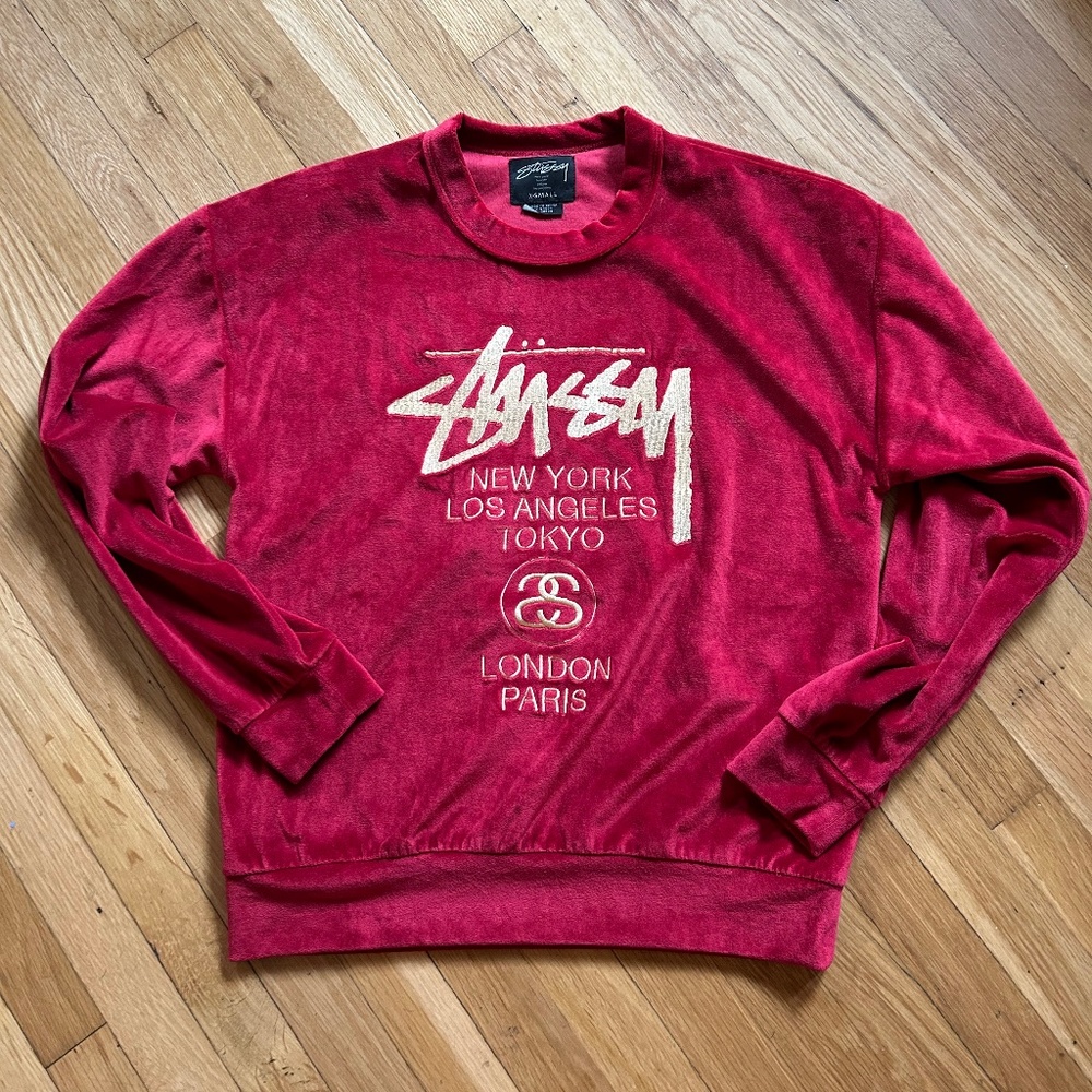 Stussy Velour Sweatshirt